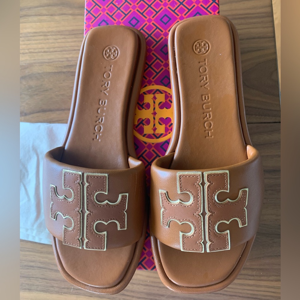 Tory Burch women’s double t sport slide size 7.5